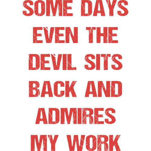 Devil Admires My Work Thumbnail