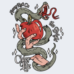 Bright Cider Life - GD72 Softstyle® Ladies' T-Shirt Design
