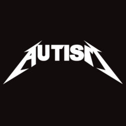 Autism Metallica Style - RC027 Double Knit Printers Beanie Design
