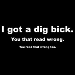 Dig Bick - Heavy Blend™ Adult Hooded Sweatshirt Design