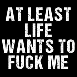 Life Wants To Fuck Me - GD12 Softstyle® Adult Tank Top Design