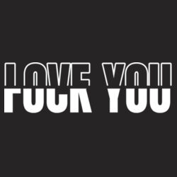 Love You Fuck You - BG40 Ripper Wallet Design