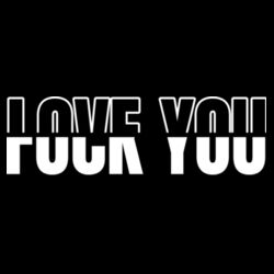 Love You Fuck You - GD77 Softstyle® Ladies' Tank Top Design