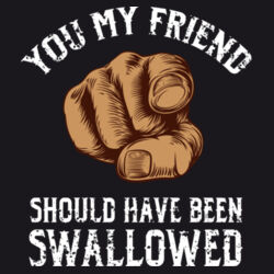Should Have Been Swallowed - ECO001 100% Recycled Cotton Tote Bag Design