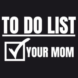To Do List - ECO001 100% Recycled Cotton Tote Bag Design