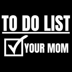 To Do List - GD77 Softstyle® Ladies' Tank Top Design