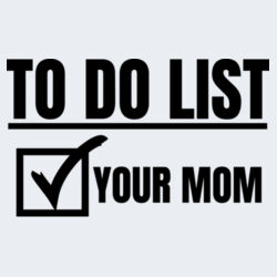 To Do List - GD11 Softstyle® Adult Long Sleeve T-Shirt Design