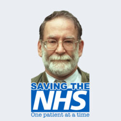 Saving The NHS - GD11 Softstyle® Adult Long Sleeve T-Shirt Design
