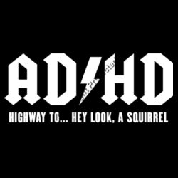ADHD - Highway to... - GD11 Softstyle® Adult Long Sleeve T-Shirt Design