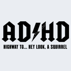 ADHD - Highway to... - GD11 Softstyle® Adult Long Sleeve T-Shirt Design