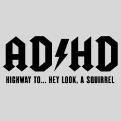ADHD - Highway To... - 9cm Square Hardback Drinks Coaster Design