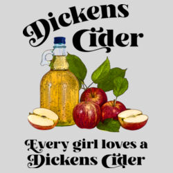 Dickens Cider - 9cm Square Hardback Drinks Coaster Design