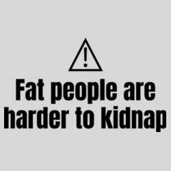 Fat People Kidnap - 16oz Frosted Glass Beer Stein Design
