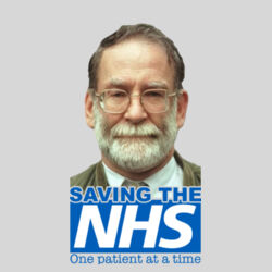 Saving The NHS - 16oz Frosted Glass Beer Stein Design
