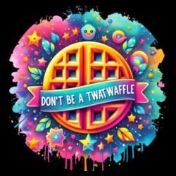Don't Be A Twatwaffle - PC01 8cm Round Sew-On Patch Design