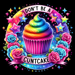 Don't Be A Cuntcake - GD10 Softstyle® Adult V-Neck T-Shirt Design