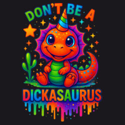 Don't Be A Dickasaurous - ECO001 100% Recycled Cotton Tote Bag Design