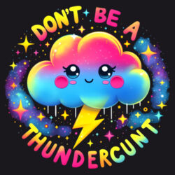 Don't Be A Thundercunt - ECO001 100% Recycled Cotton Tote Bag Design