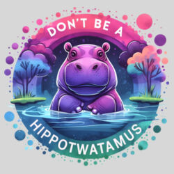 Don't Be A Hippotwatamus - 10oz Coffee Mug Design