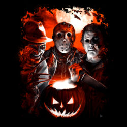 Freddie+Jason+Michael - GD11 Softstyle® Adult Long Sleeve T-Shirt Design