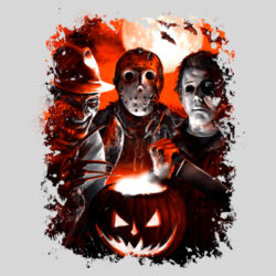 Freddie+Jason+Michael - 9cm Square Hardback Drinks Coaster Design
