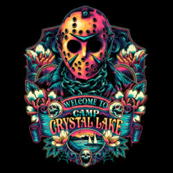 Friday 13th (Welcome To Camp Crystal Lake 2) - GD11 Softstyle® Adult Long Sleeve T-Shirt Design