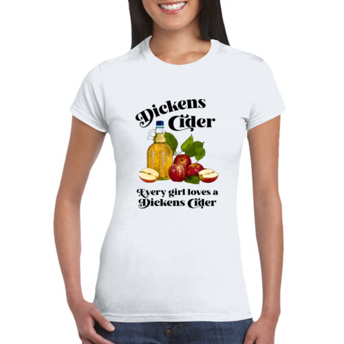 Dickens Cider - GD72 Softstyle® Ladies' T-Shirt Thumbnail