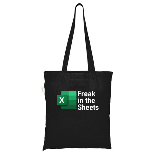 Freak In The Sheets - ECO001 100% Recycled Cotton Tote Bag Thumbnail