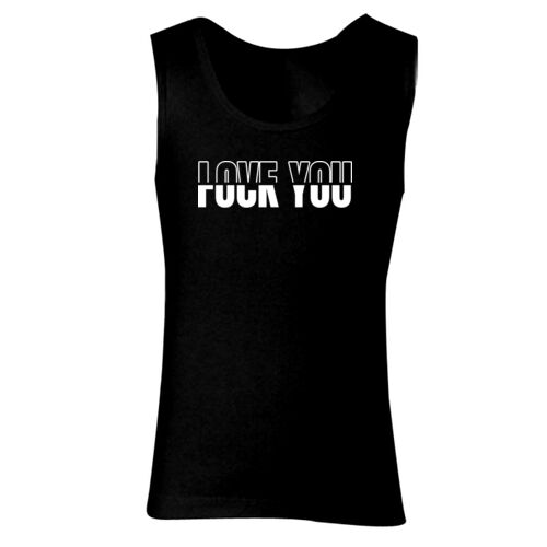 Love You Fuck You - GD77 Softstyle® Ladies' Tank Top Thumbnail