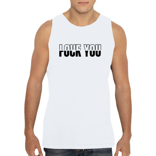 Love You Fuck You - GD12 Softstyle® Adult Tank Top Thumbnail