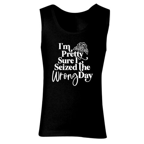 Seized The Wrong Day - GD77 Softstyle® Ladies' Tank Top Thumbnail
