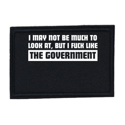 The Government - PR01 Landscape 12cm x 8cm Rectangle Sew-On Patch Thumbnail