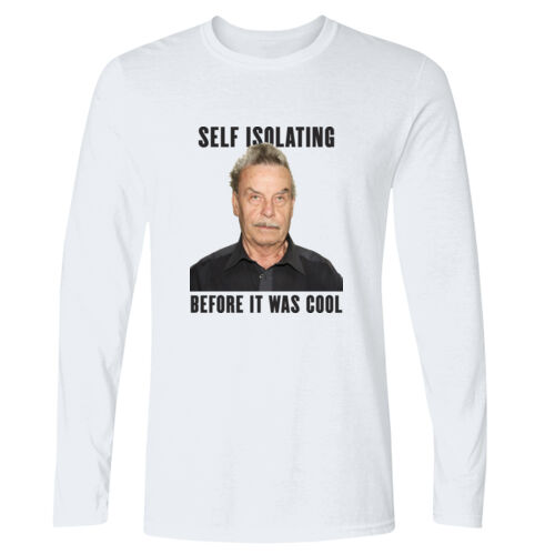 Self Isolating - GD11 Softstyle® Adult Long Sleeve T-Shirt Thumbnail