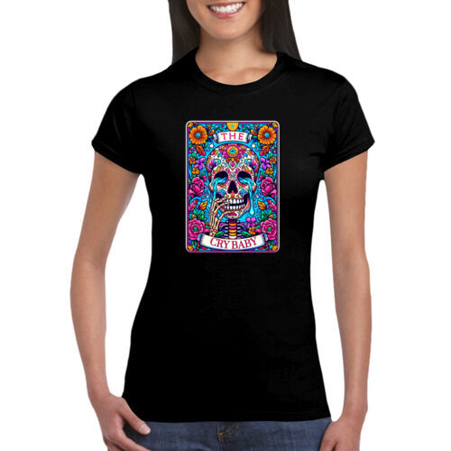 01 The Cry Baby - GD72 Softstyle® Ladies' T-Shirt Thumbnail