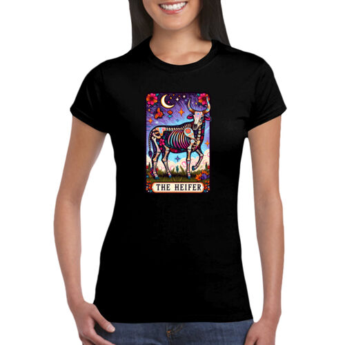 04 The Heifer - GD72 Softstyle® Ladies' T-Shirt Thumbnail