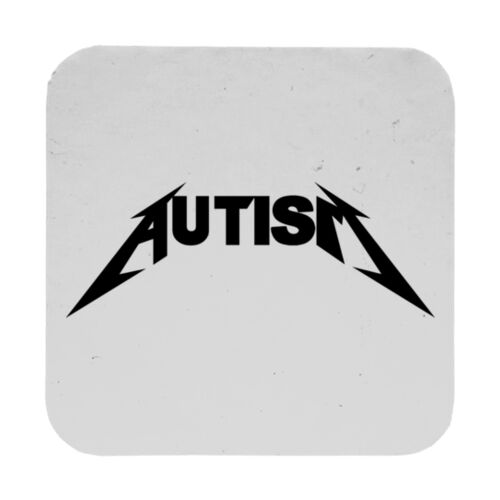 Autism Metallica - 9cm Square Hardback Drinks Coaster Thumbnail