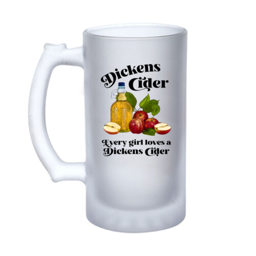 Dickens Cider - 16oz Frosted Glass Beer Stein Thumbnail