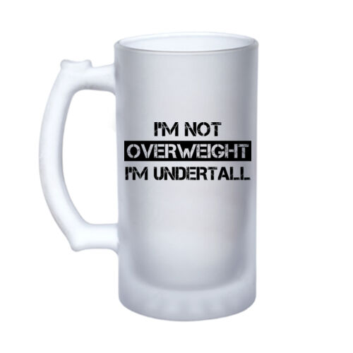 Undertall - 16oz Frosted Glass Beer Stein Thumbnail