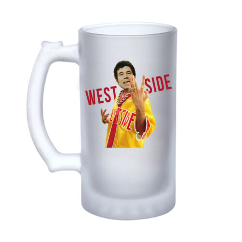 West Side - 16oz Frosted Glass Beer Stein Thumbnail