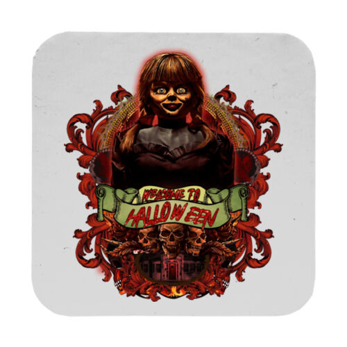 Annabelle (Welcome To Halloween) - 9cm Square Hardback Drinks Coaster Thumbnail