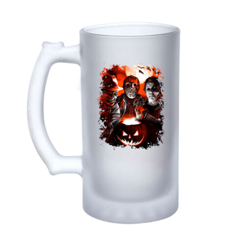 Freddie+Jason+Michael - 16oz Frosted Glass Beer Stein Thumbnail
