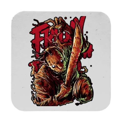 Friday 13th - 9cm Square Hardback Drinks Coaster Thumbnail