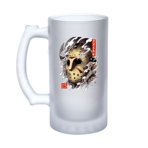 Friday 13th (Jason) - 16oz Frosted Glass Beer Stein Thumbnail