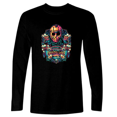 Friday 13th (Welcome To Camp Crystal Lake 2) - GD11 Softstyle® Adult Long Sleeve T-Shirt Thumbnail