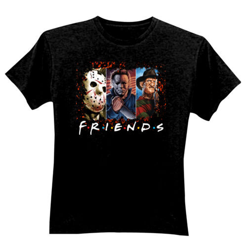 Friends (Jason+Michael+Freddie) - GD01 Softstyle Adult T-Shirt Thumbnail