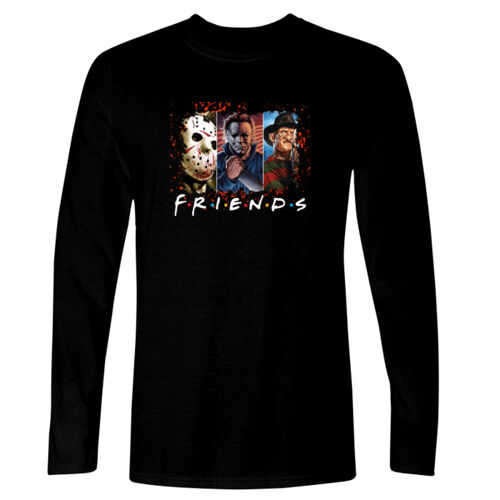 Friends (Jason+Michael+Freddie) - GD11 Softstyle® Adult Long Sleeve T-Shirt Thumbnail